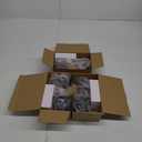 goldenwarm Matte Black Keyed Alike Exterior Door Knob, Front Door Knob with Lock and Key, Black Door Knobs Exterior 3 Pack