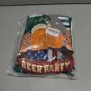 Bindefon Bibs Overalls Men Adjustable Straps Coveralls Shorts Printed Jumpsuit Male Romper (S)