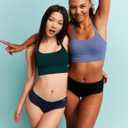 Saalt Teen Brief Period Underwear - Leakproof Menstrual Underwear for Teen Girls - Full-Coverage Comfort, Small