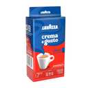 Lavazza Crema e Gusto Ground Coffee, Medium Roast, Arabica and Robusta Blend, 8.8 oz Brick (Pack of 4)