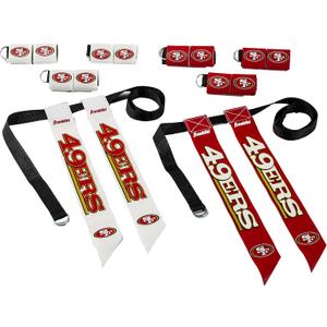Franklin Sports NFL Team Flag Football Sets - Belts + Flags - Kids + Adults - Fits Up to 36" Waist - NFL Licensed (One Size)