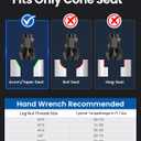GAsupply 10x1.25 ATV Lug Nuts 14mm Hex, 10x1.25mm Closed End Acorn Tuner Black Lug Nut 1.2" 30mm Tall Conical Seat 60 Degree for Aftermarket Wheels, 16 Pcs