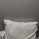 Amazon Basics Down Alternative Pillows for Stomach and Back Sleepers, Soft Density, Standard Size 26" x 20", White, 2-Pack