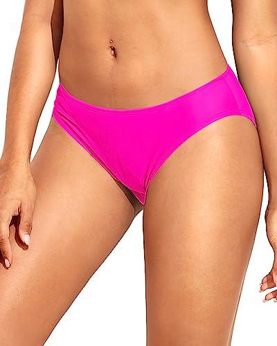 Tempt Me Women Hot Pink Strappy Bikini Bottom Full Coverage Bathing Suit Bottoms Swimsuit Bottom S Tempt Me Women Hot Pink Strappy Bikini Bottom Full Coverage Bathing Suit Bottoms Swimsuit Bottom S
