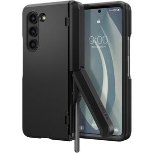 Spigen Tough Armor Pro P [Hinge Protection] Designed for Galaxy Z Fold 5 Case (2023) - Black