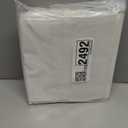 100 Pieces Heat-Sealable White Paper Bakery Cookies Bags with Front Window 7.1x7.5 Inches Grease Resistant Paper Food Bags for Homemade Bread, Cookies and Pastries