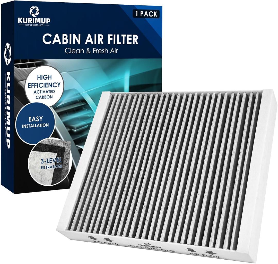 Premium Cabin Air Filter with Activated Carbon,Replacement for CF10775,Fit for Buick Cascada/Encore/LaCrosse/Regal,Cadillac ELR/SRX,Chevrolet Cruze/Sonic/Spark/Trax/Volt.