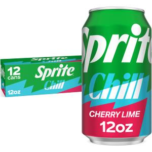 Sprite Chill Cherry Lime 12oz, 11 Pcs.  Best By 11/14/26
