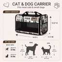 Pet Carrier Airline Approved Soft Sided with Wheels