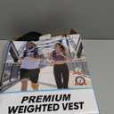 KUKZO Weighted Vest for Women Men 12LB Body Weight Vest with Reflective Stripes for Running, Walking, Workout, Strength Training, Weight Loss