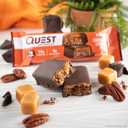 Quest Nutrition Crispy Chocolate Caramel Pecan Hero Protein Bar, 15g Protein, 1g Sugar, 3g Net Carb, Gluten Free Protein Snack, Keto Friendly, 4 Count (2.12 Ounce (Pack of 4))