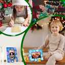 Geelin 24 Sets Winter Wooden Picture Frame DIY Painting Craft Bulk, Christmas Snowflake Photo Frame Crafts 4 x 6 Inch Christmas Arts Decor for Winter Holiday Party Home Classroom Tabletop Ornaments