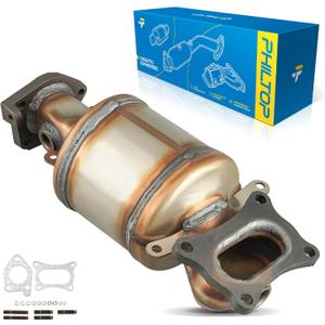 PHILTOP Front Right Catalytic Converter Replacement for Honda Accord, Pilot, Odyssey, Ridgeline, Accord Crosstour & Acura MDX, RDX, TLX, TSX, TL, ZDX, RL, 3.5L 3.7L Replace 16643 (EPA Compliant)
