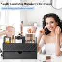 Hair Tool Organizer, Hair Dryer Holder with Drawer, Bathroom Countertop Organizer for Bathroom Accessories, Blow Dryer Organizer for Hair Styling Tools, Vanity Organizer for Bathroom, Vanity, Kitchen