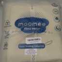 MooMee Bedding Duvet Cover Set 100% Washed Cotton Linen Like Textured Breathable Durable Soft Comfy (Heathered Almond Milk Grey, Cal King 104"x98")