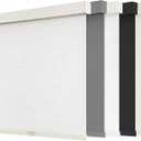 AOSKY Blackout Roller Shades Cordless Blinds for Windows, Free-Stop Shades with Valance, Thermal Insulated Fabric, UV Protection, Natural Woven Blinds for Home and Office (22.5" W x 72" H)