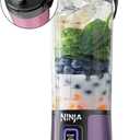 Ninja Blast Portable Blender, Cordless, 18oz. Vessel, Personal Blender for Shakes & Smoothies, BPA Free, Leakproof Lid & Sip Spout, USB-C Rechargeable, Dishwasher Safe Parts, Metallic Purple, BC151PL