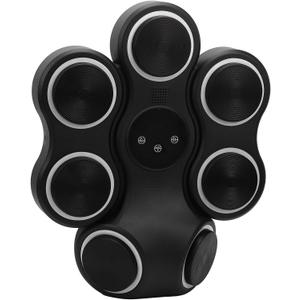 Bewinner Smart Bluetooth Music Boxing Machine Professional Wall Target Electronic Punching Trainer with Touch Fastener for Adults, Portable Boxing Training Equipment with 2000mAh Battery