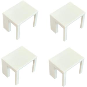 4 PCS Bookcase Connector Compatible with IKEA Billy Bookshelf, Bookshelf Aligner Shelf Straightener, Accessories Compatible with IKEA Billy Shelves, Top Aligner (White)