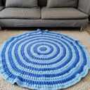 MESTOON 1/4/9 Pack Chunky Chenille Yarn 100g/3.05oz Thick Soft Velvet Baby Yarn for Crocheting Hand Knitting Sweater Scarf Blankets DIY Craft (Light Blue, 9 Pack)