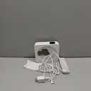 Bluetooth Portable Home CD Music Player with Remote Control, Timer, Built-in Speakers and LED Display - FM Radio Boombox (White)