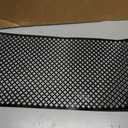 M-D Building Products 56018 12 in. x 24 in. x .020 in. Black Aluminum Sheet Cloverleaf