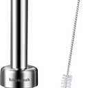 Meat Tenderizer Tool, with 21 Needles Retractable Safety Guard, 304 Stainless Steel,for Tenderizing Beef,Steak, Chicken, Turkey, Dishwasher Safe