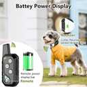 Shock Collar for Dogs, Dog Training Collar with Remote Control for 2 Dogs, 3 Training Modes with Beep, Vibration and Satic, Waterproof, Rechargeable for Large Medium Small