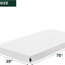 ZINUS 6 Inch Twin Cooling Essential Memory Foam Mattress [NewVersion], Fiberglass Free, Medium Feel, Breathable Cooling Layers, Certified Safe Materials