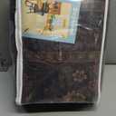 Washable 5x8 Floor Rugs for Living Room, Brown and Black Low Plie Woodland Soft Bedroom Carpet, Southwestern Home Office Dcor, Non Slip Floral Funky Dark Academia Rug