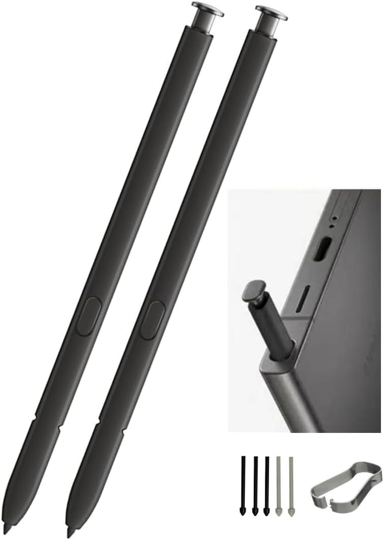 S Pen for Samsung Galaxy S24 Ultra - Precision Stylus Pen with 0.7mm Ultra-Fine Tip | Ultra-Responsive Low Latency Design | Ergonomic Grip for Note Taking & Drawing | Non-Bluetooth (Black)