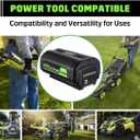 6.0Ah 40 Volt Lithium Replacement for Ryobi 40V Battery, High Capacity 40-Volt Lithium Battery Compatible for Ryobi 40V OP4026 OP4030 OP4040 OP40501 OP40602 Battery