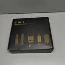 5 in 1 Hair Styler Curler & Air Dryer Brush, Low-Speed Negative Ionic Air Styler Drying, Multi Hair Styler, Professional Blow Dryer Brush for Curling Volumizing Straightening Styling (Black)