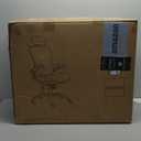 Ergonomic Office ChairMesh Seat Cushion with Flip-Up Armrests and 3D Headrest, Adjustable Lumbar Support, SGS Class 4 Gas Cylinder Black