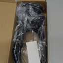 Magnetic Phone Holder for Bed Laying Down with Scrolling Ring Remote Page Turner, Bedside Gooseneck Phone Stand for iPhone Reading, Flexible Mount with Clicker for iPhone/Tiktok/Short Video (Black)