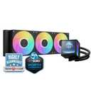 GAMDIAS 360mm AIO Liquid Cooler, 360mm Water Cooling CPU Cooler with 3.4'' LCD, Rotatable Pump, Clean Daisy-Chain Cable Management, 3x120mm PWM Fan, Intel LGA 20XX/18XX/1700, AMD AM5/AM4 CHIONE P5-360