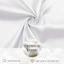 AW BRIDAL Women's Satin Kimono Robe - Bridesmaid Lace Lingerie Sleepwear for Wedding Party, White L (White, L)