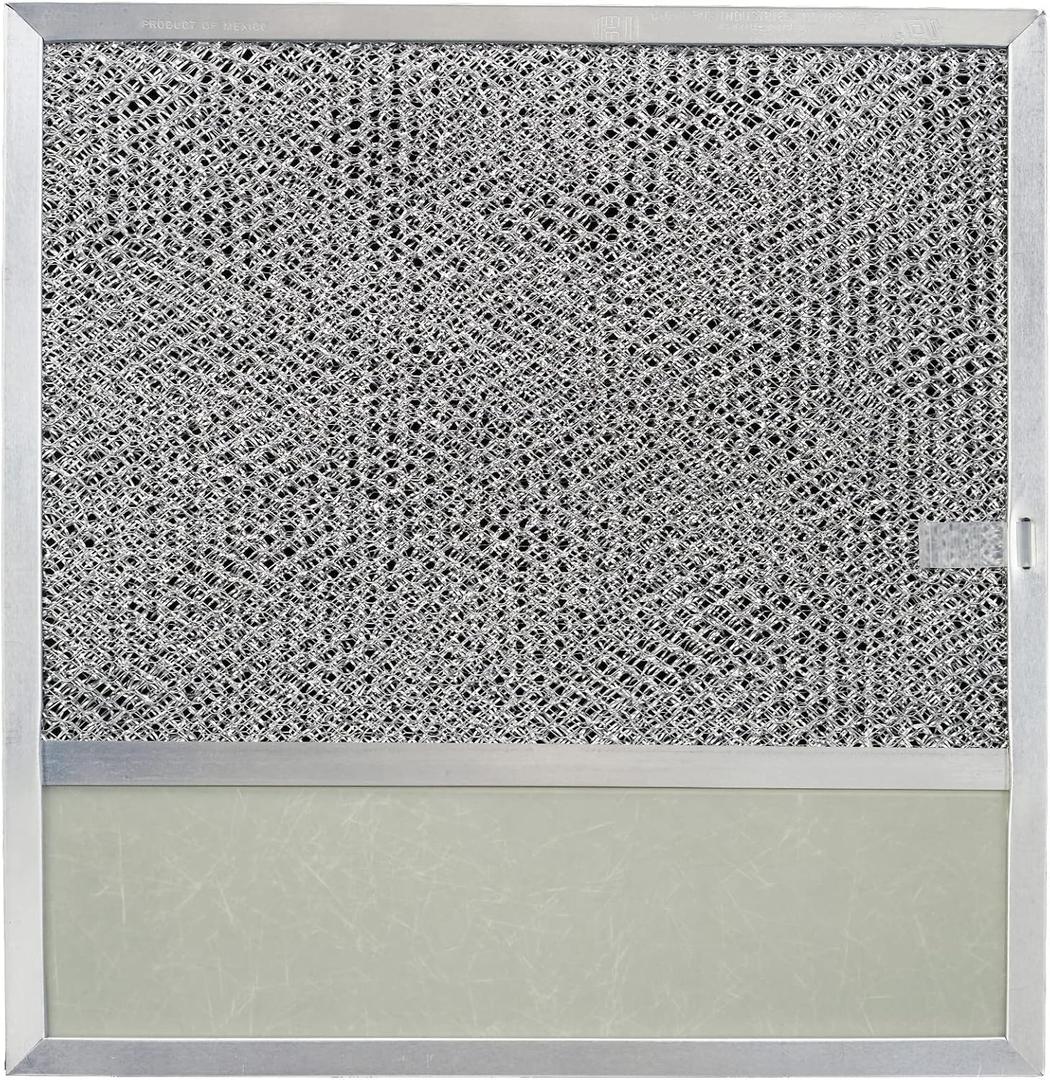 Broan-NuTone BP57 Aluminum Filter with Light Lens, Kitchen Exhaust Grease Filter, Stove Hood Vent Air Filter (11.8" x 11.8" x 11.8")
