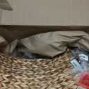 CENBOSS Rattan Christmas Tree Collar, Wicker Tree Skirt & Stand Base Cover (Brown Wash, 36 inch)