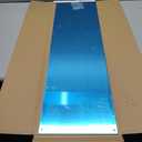 Door Kick Plate 10 Inch Wide Aluminum kickplate Suitable for 36" Doors, 12GA (5/64 inch) Thickness Al Alloy, 10" x 34" Silver