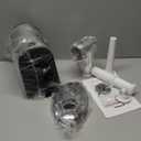 Electric Meat Grinder, Sausage Stuffer with 3 Sausage Tubes, 2 Blades, 3 Plates, 3200W Max, Meat Grinder Heavy Duty for Home Kitchen Use, Stainless Steel (Black)