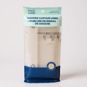 100% PEVA Heavy Duty Clear Shower Curtain Liner (70" x 72"): 1 Pack / 1 Shower Curtain Liner