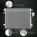 AUTOSAVER88 A/C AC Condenser Air Conditioning Condenser Compatible with 08-16 Chrysler Town & Country 08 Voyager 08-20 Dodge Grand Caravan 12-15 Ram C/V 09-14 Volkswagen Routan V6 3.6L 3.8L 4.0L