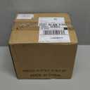 GO&SO Small Glass Smoke Grey Tulip Lamp Shades 2 Pcs Flower Art Blown Pendant Lamp Shade, 1.65" Top x 4.33" Diameter x 4.13" Height, 1.58lb, Replacement Mini Lamp Shade for Table Wall Lamp Chandelier