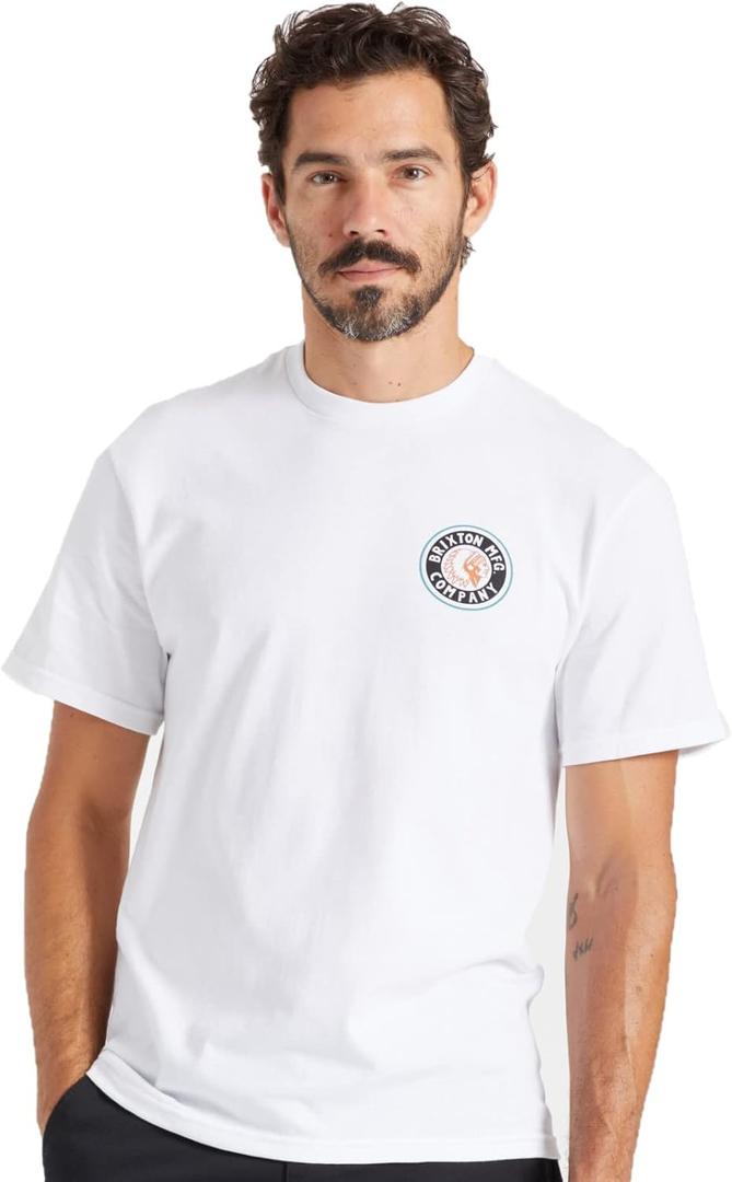 Brixton Men's Rival Ii Short Sleeve Standard T-Shirt (XX-Large)
