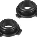 X AUTOHAUX 2pcs 9006 HB4 LED Headlight Adapter Base Bulb Sockets Retainer Holder Universal for Car Black