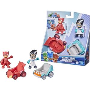 PJ Masks Owlette vs Romeo Battle Racers Preschool Toy, Vehicle and Action Figure Set for Kids Ages 3 and Up PJ Masks Owlette vs Romeo Battle Racers Preschool Toy, Vehicle and Action Figure Set for Kids Ages 3 and Up