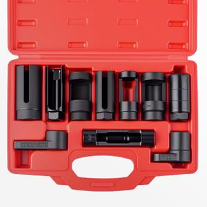 DAYUAN 10Pcs Oxygen Sensor Socket Set Sensor Oil Pressure Sending Unit Removal Kit