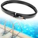 Pool Filter Tension Control Clamp Kit Replacement for 190003 FNS Plus Clean & Clear FNS Quad Pool and spa Quad DE Filters Tank, 23-1/4" Length, Black