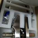 Keypad Door Lock with Handle, Digital Door Lock with Keypad Set,Keyless Entry Door Locks with Handle-IC Card and Anti-peep Password- Brushed Nickel-2PACKset